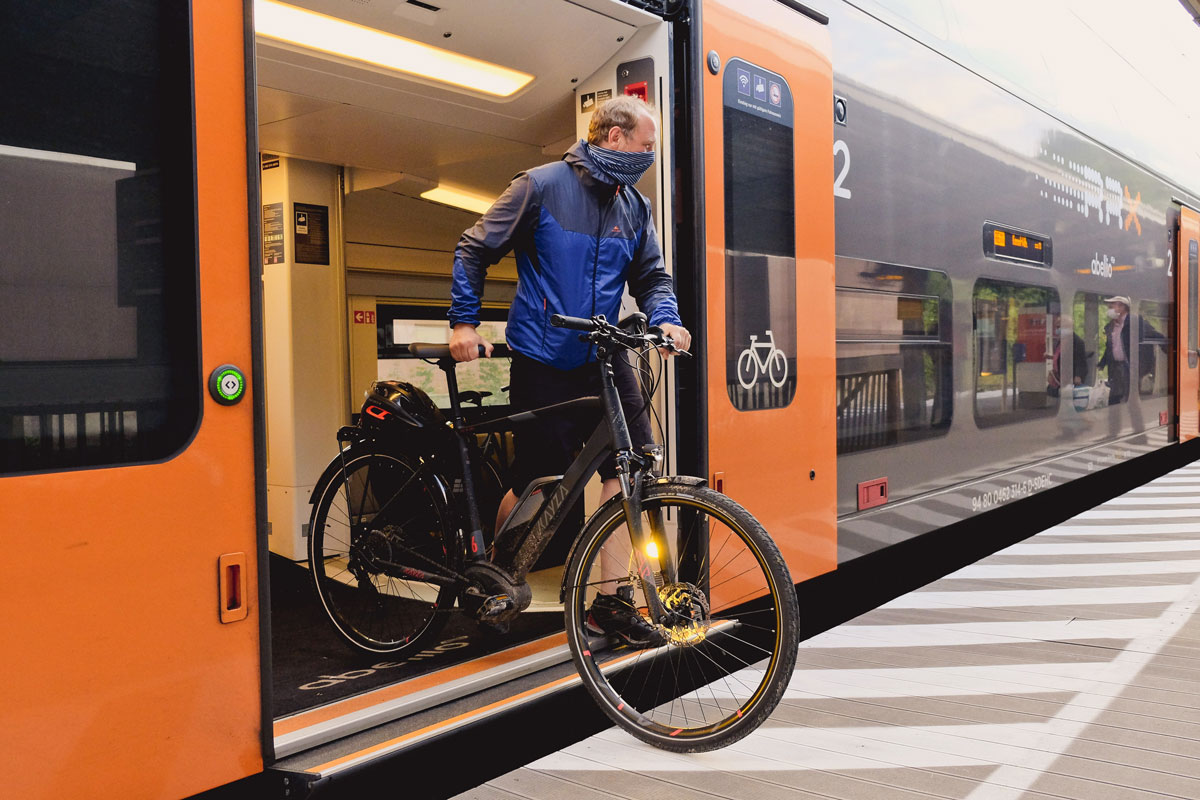 Mit dem Fahrrad in der Bahn MeinFahrradhändler Mein